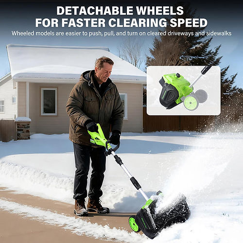 16" Power Snow Shovel – Effortless Winter Snow Clearing ❄️