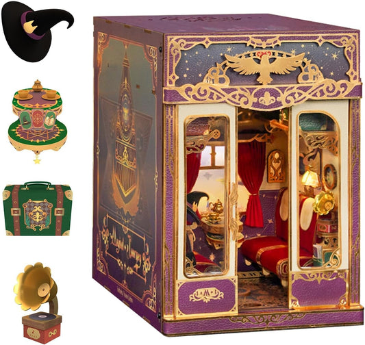 🚂 Enchanted Train Book Nook: Magical 3D Puzzle Kit