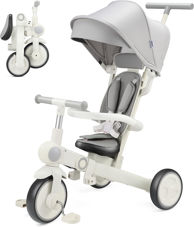 7-in-1 Grow-with-Me Toddler Tricycle