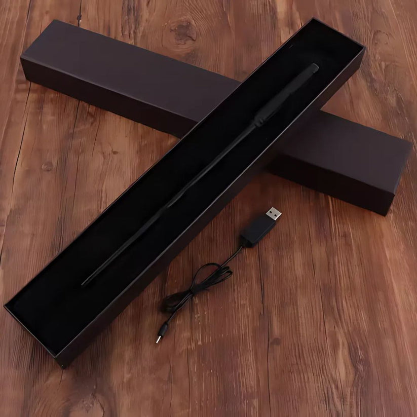 Magic Wand with Fire Effects | Complete Spell Kit for Wizards & Witches