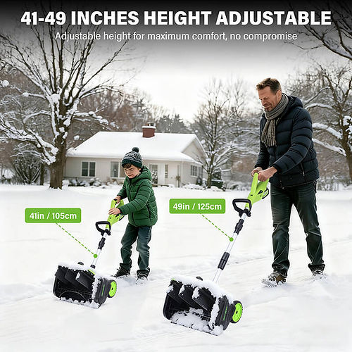 16" Power Snow Shovel – Effortless Winter Snow Clearing ❄️