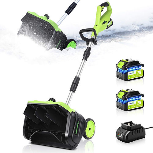 16" Power Snow Shovel – Effortless Winter Snow Clearing ❄️