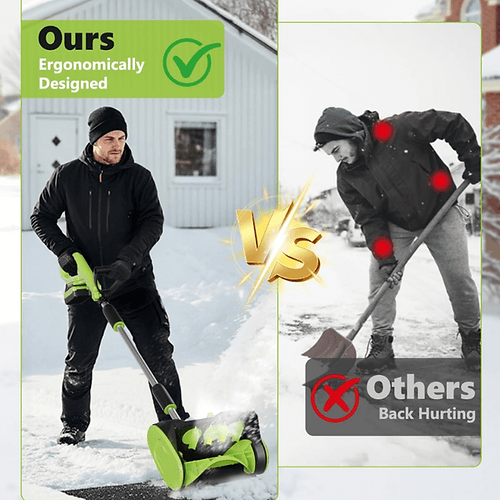 16" Power Snow Shovel – Effortless Winter Snow Clearing ❄️