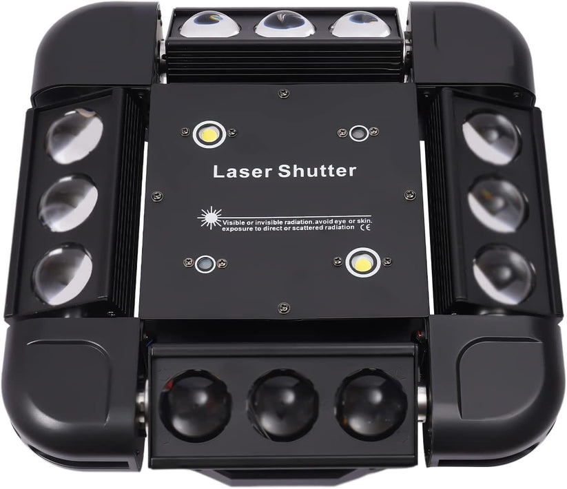 Movable Head Party Light | Sound-Activated RGB Stage Lighting 🎉