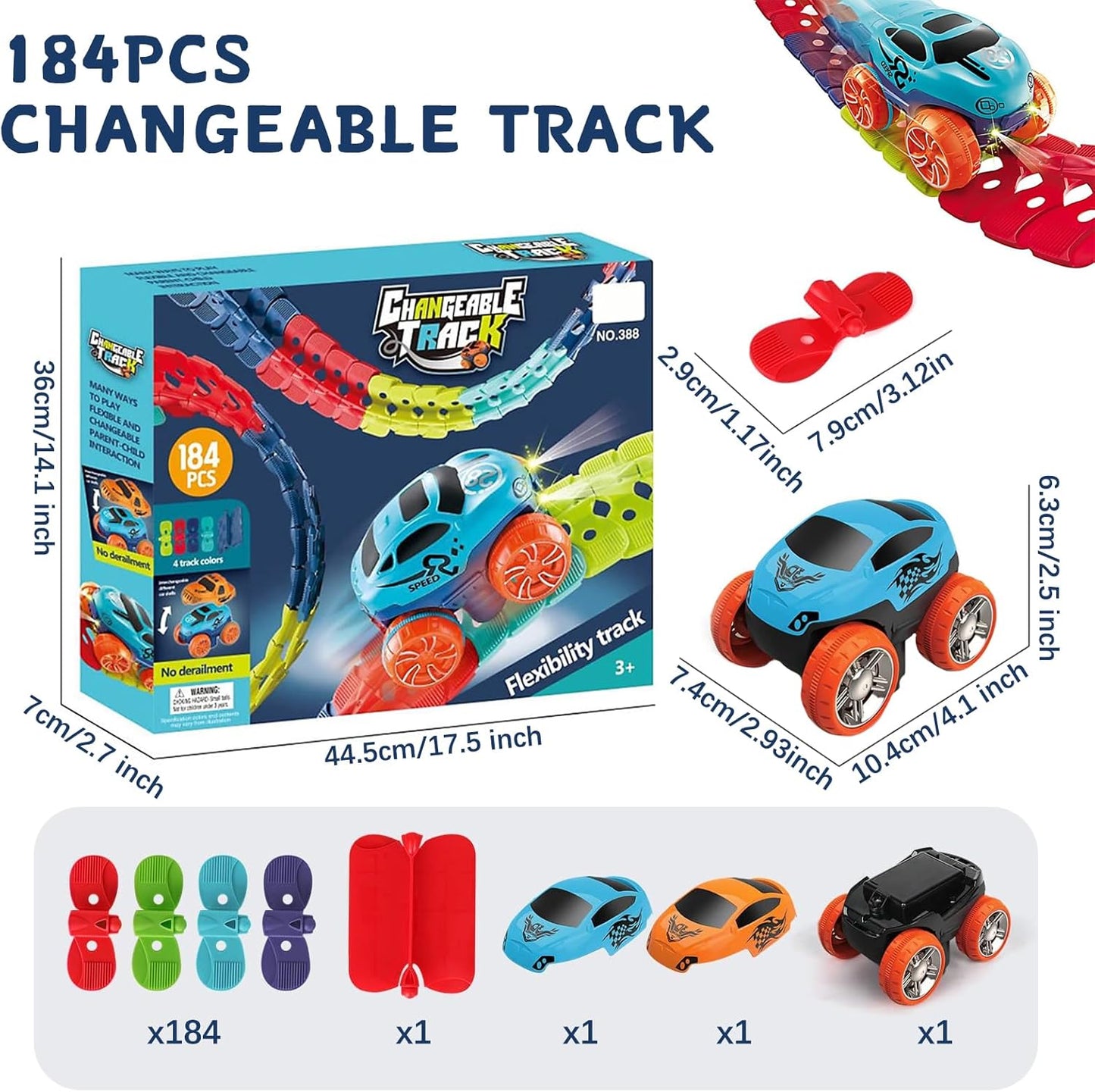 🚦 Kids’ Anti-Gravity Race Track – Endless Loops & Flexible Fun!