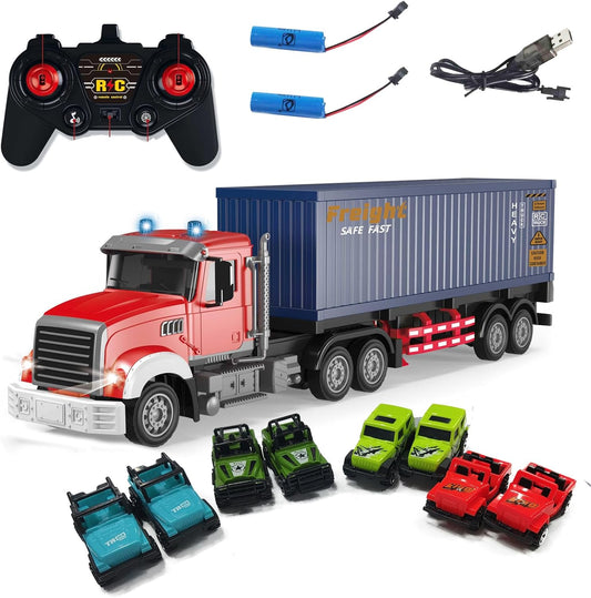 Kid’s RC Semi-Trailer Truck – Fun for Ages 3+ 🚛