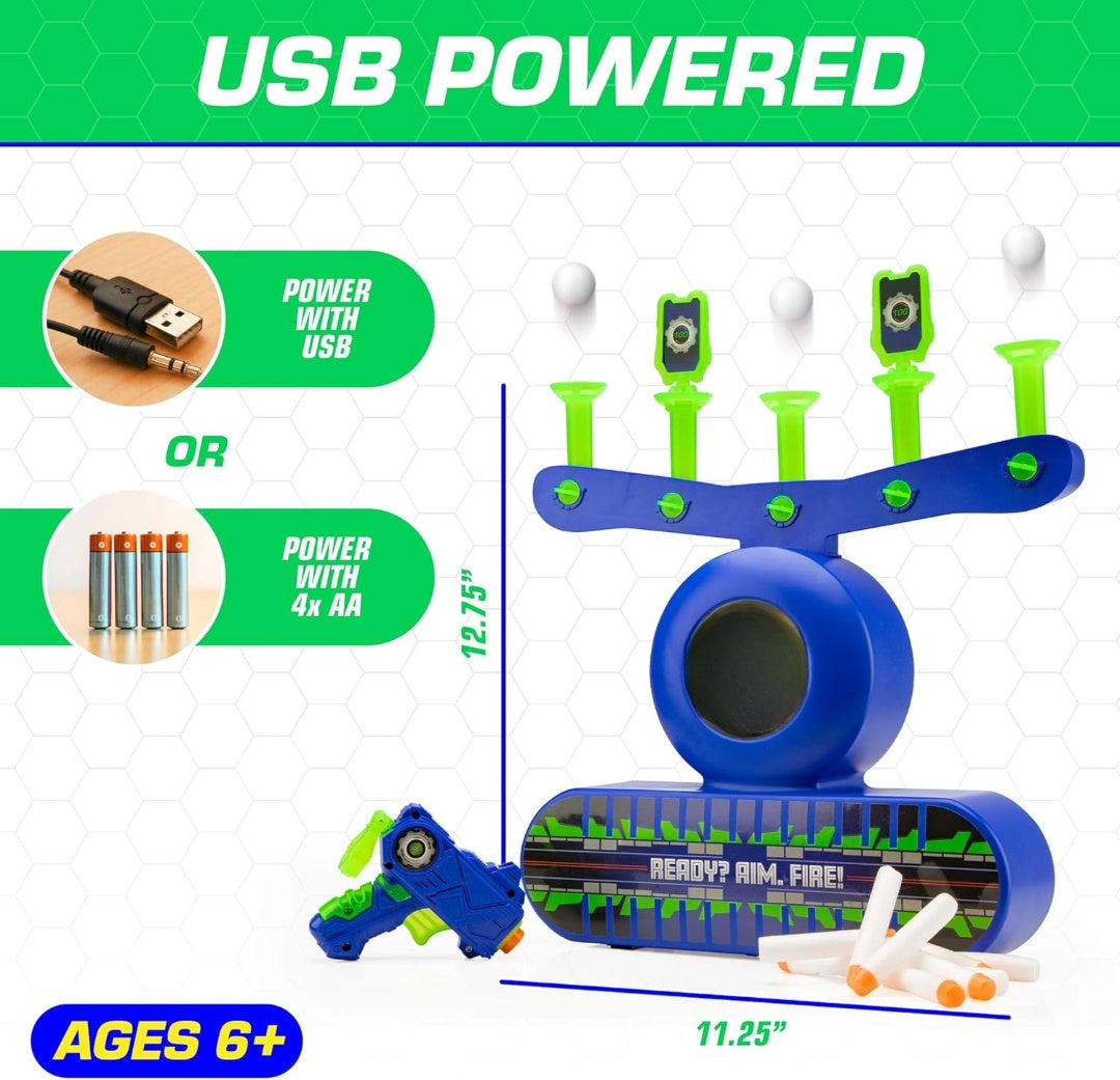 🎯 Glow-in-the-Dark Shooting Target Game Kit (2 Ways to Play!)