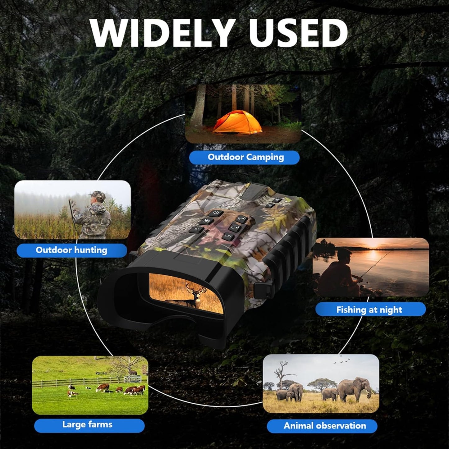 🔭 2.5K Digital Binoculars – 8X Zoom + 15-Hour Battery!