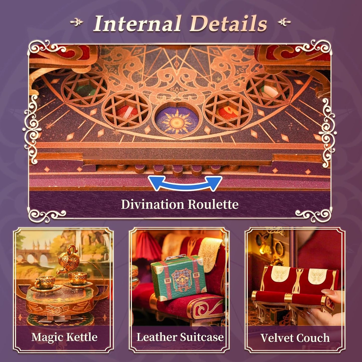 🚂 Enchanted Train Book Nook: Magical 3D Puzzle Kit