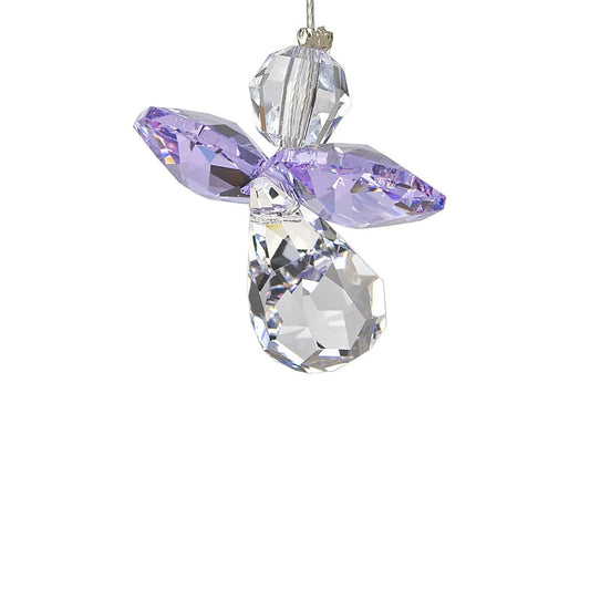 Crystal Guardian Angel - Light Amethyst