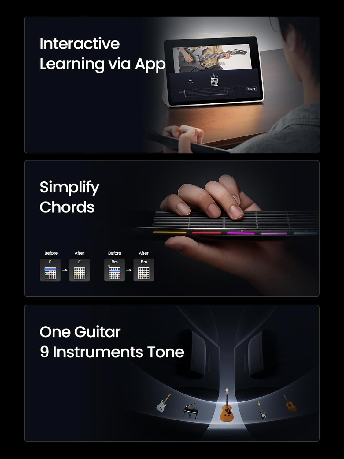 Smart Guitar | Versatile, Silent & Portable for All Musicians