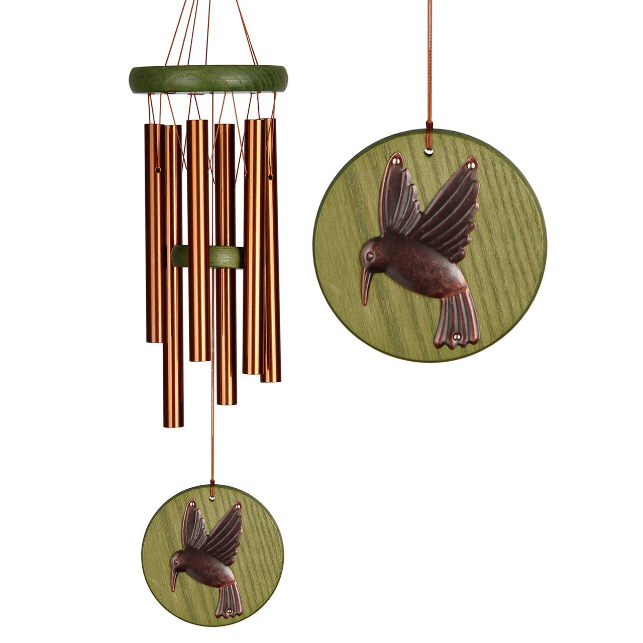 Woodstock Habitats Chime - Green, Hummingbird